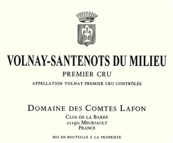 2017 Volnay 1er Cru, Santenots du Milieu, Domaine des Comtes Lafon